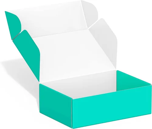 Miniatura 24 de Paquete de 50 cajas de envío pequeñas de cartón, cajas de estraza, cajas de regalo (4 x 6 x 2 pulgadas, color blanco)