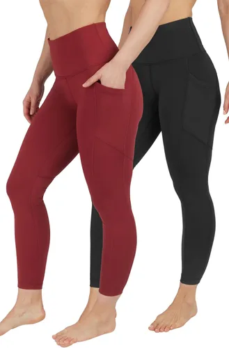 Miniatura 85 de 90 Degree By Reflex - Pantalones deportivos de yoga para mujer Power Flex