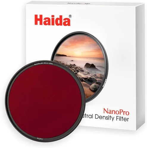 Miniatura 8 de Haida ND6.0 (1000000x) Filtro para cámara Nanopro Densidad neutra MC Impermeable Resistente a los arañazos Multi-Recubrimiento Nano Recubrimiento