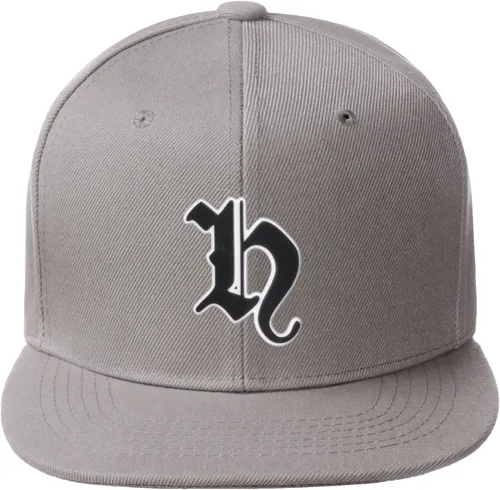 Miniatura 955 de Daxton Gorra clásica con visera de billete plano con letras del alfabeto inglés antiguo de la A a la Z