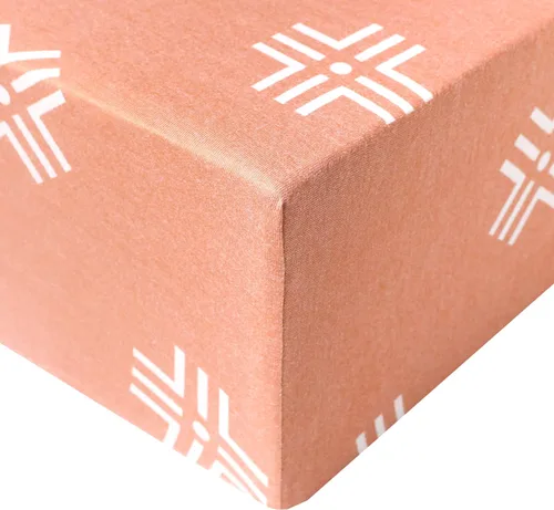 Miniatura 28 de Copper Pearl Sábanas de punto prémium para cuna de bebé para colchones estándar, transpirables y suaves, trucha