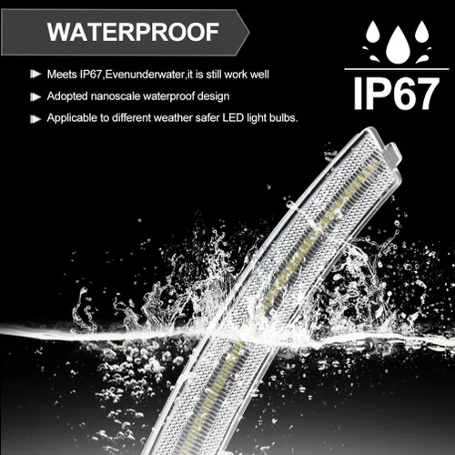 Miniatura 8 de Lentes transparentes CT4 LED para luces de marcador lateral para 2020-2023 Cadillac CT4, luces LED ámbar para parachoques delantero, luces de señal