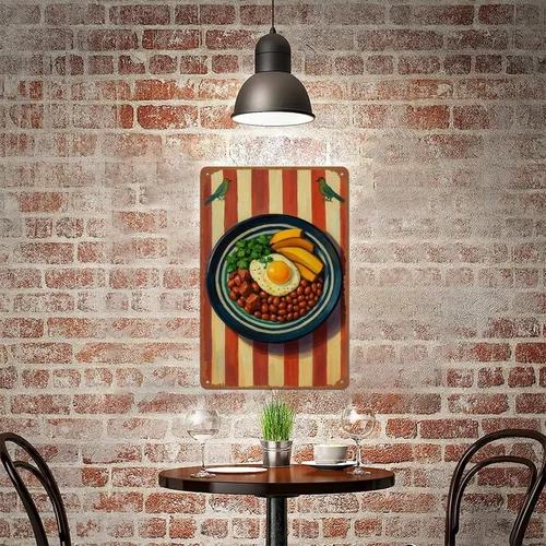 Miniatura 6 de Bandeja Paisa - Cartel de metal para decoración de pared de cocina, cocina, cocina, cocina, cocina, cocina, cocina, cocina, restaurante, bares
