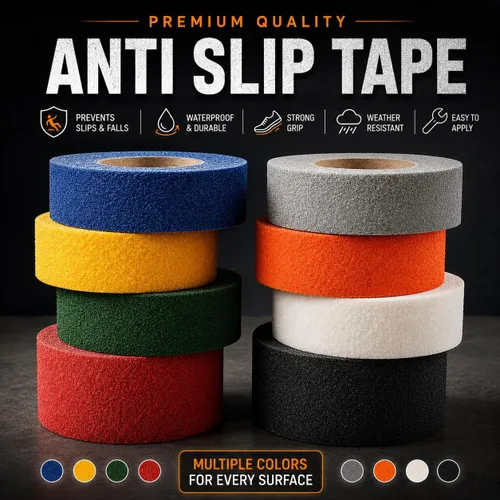 Miniatura 6 de WOD ASTC32 - Cinta antideslizante resistente, 12 pulgadas x 30 pies, antideslizante, resistente a la intemperie, para interiores y exteriores