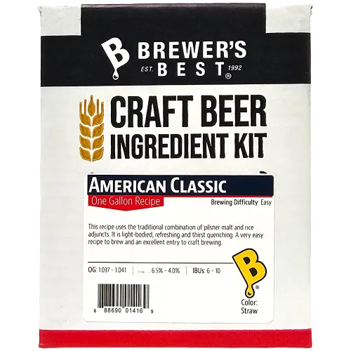 Miniatura 7 de Home Brew Ohio El mejor kit de ingredientes de cerveza casera de un galón (American Classic)