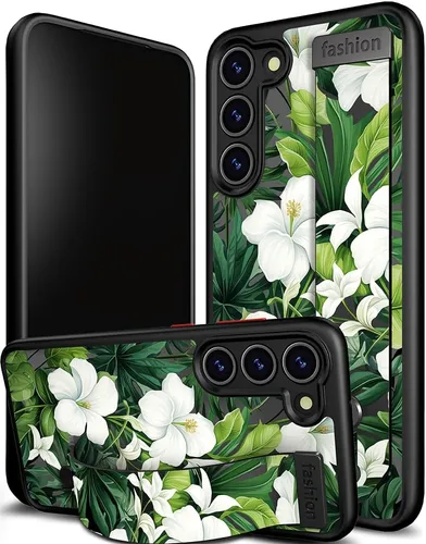 Miniatura 24 de Compatible para Samsung Galaxy S23 Funda Bonita con Correa Soporte Dedo Kickstand, Fundas de Silicona Geniales de Diseñador Funda Cover - Mariposa