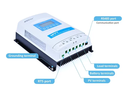 Miniatura 5 de EPEVER Controlador de carga solar MPPT serie XTRA3215N, carga y descarga máxima de 30 A, conversión de energía de alta eficiencia, ideal