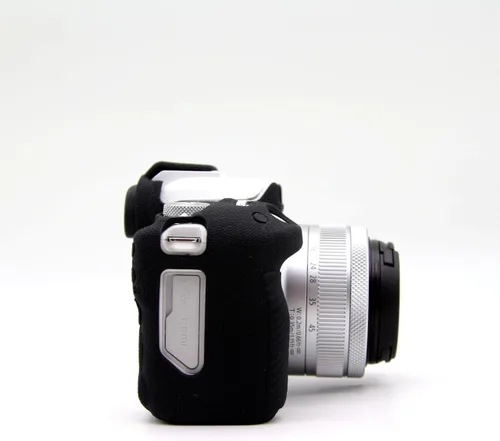Miniatura 4 de Funda para Canon Eos R50, ultrafina, ligera, de goma, suave, de silicona, para Canon Eos R50 (negro)