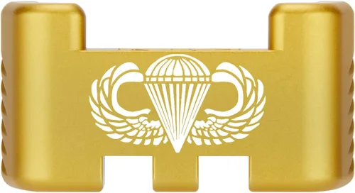 Miniatura 92 de NDZ Performance Placa trasera de aluminio con asistencia deslizante para Glock 1-5 Glock 17 19 19 19 x 22 23 24 26 27 31 32 33 34 35 45 47 49, Rojo