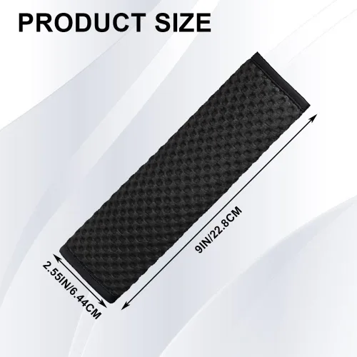 Miniatura 2 de 2 fundas para cinturón de seguridad de automóvil, almohadillas suaves para cinturón de seguridad, fundas para el cuello, protector de correa