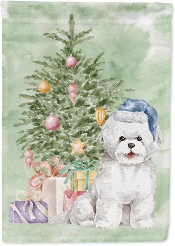 Miniatura 88 de Caroline's Treasures CK8213GF Bulldog Inglés #2 Regalos de Navidad y árbol de jardín Bandera de buzón Bandera decorativa para patio exterior, patio