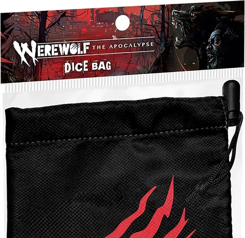 Miniatura 4 de Renegade Game Studios Werewolf: The Apocalypse - Bolsa de dados con cordón de bloqueo, almacenamiento de dados RPG premium, protección de doble