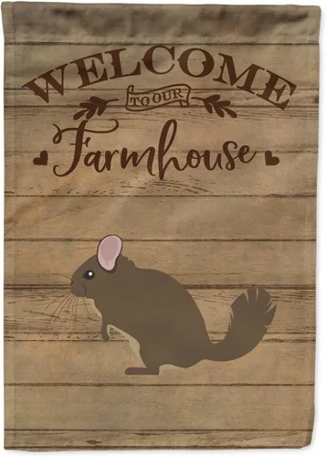 Miniatura 127 de Caroline's Treasures CK6823GF Coypu Nutria River Rat Welcome Garden Flag - Bandera decorativa para patio exterior, patio, obras de arte