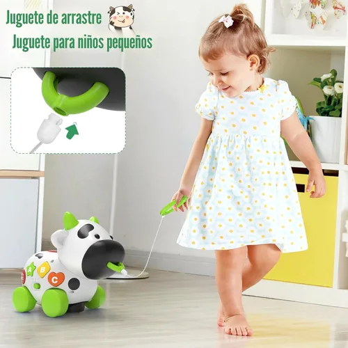 Miniatura 3 de Talkfun Juguetes Musicales de Vaca para Niños y Niñas de 1+ Año, Juguete Bilingüe para Bebés de 6-12-18 Meses, Juguetes para Niños de Un Año, Regalo