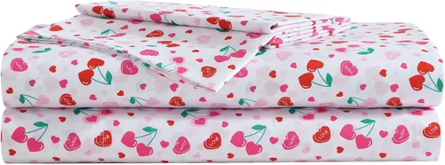 Miniatura 14 de Betsey Johnson - Sábanas de cama King, ropa de cama suave y ligera, resistente a la decoloración y a las arrugas (leopardo, King)