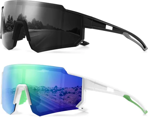 Miniatura 29 de Gafas de sol polarizadas deportivas para hombres y mujeres, gafas de sol para pesca, ciclismo, bicicleta de montaña, béisbol con protección UV Marco