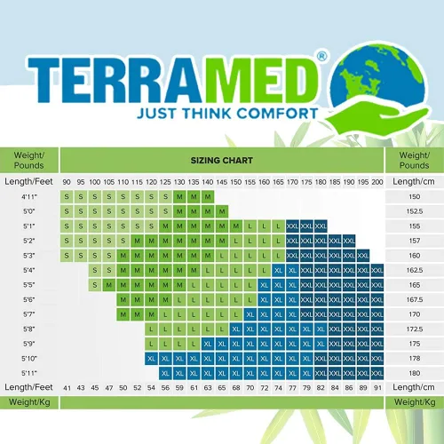 Miniatura 6 de Terramed - Leggings de compresión de maternidad sobre el vientre para mujer, 20-30 mmHg
