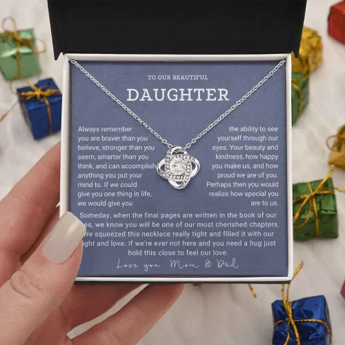 Miniatura 2 de GLAVICY Collar de joyería para hija de mamá e hijas, collar para niñas, collar de amor e hija