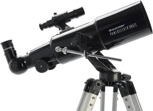 Miniatura 6 de Celestron - Telescopio PowerSeeker 80AZS - Telescopio manual Alt-Azimuth para principiantes - Compacto y portátil - Paquete de software