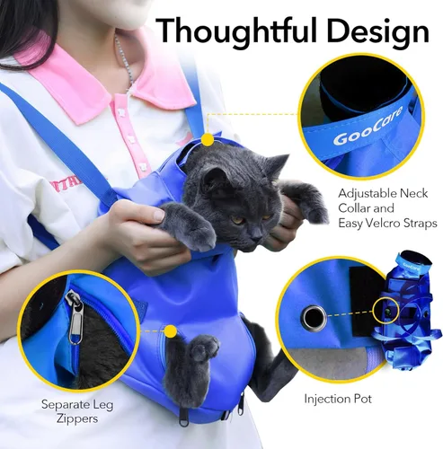 Miniatura 5 de Bolsa de aseo para mascotas para perros y gatos pequeños – Restricción de 13-18 libras para recortar uñas, cuidado de garras, arañazos y exámenes