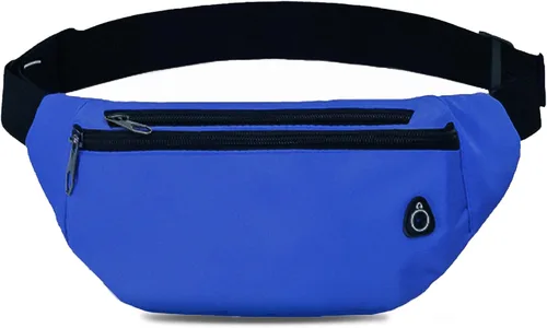 Miniatura 11 de Riñonera cruzada para mujeres y hombres, riñonera deportiva resistente al agua, bolsa de cinturón para viajes, senderismo, correr