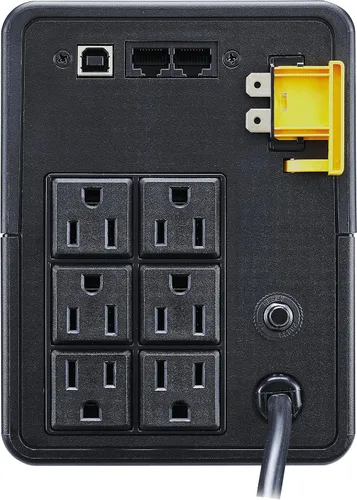 Miniatura 4 de APC Protector contra sobretensiones de respaldo de batería, fuente de alimentación de batería de reserva de 500VA, Back-UPS BK500BLK