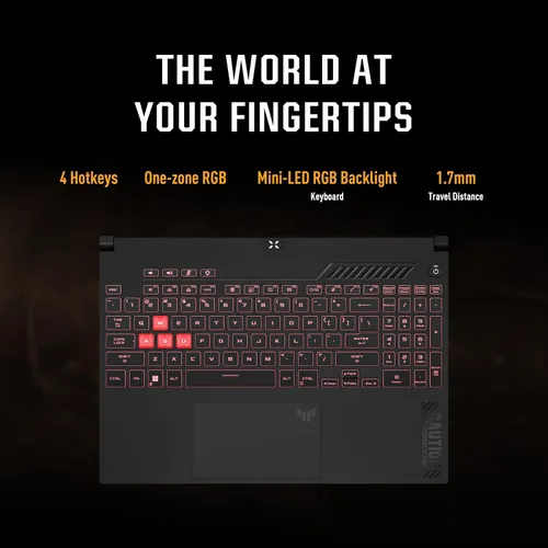 Miniatura 3 de ASUS TUF Gaming A15 (2023) - Laptop para juegos, 15.6” FHD 144Hz, pantalla 100% sRGB, GeForce RTX 4060, AMD Ryzen 7 7735HS, 16GB DDR5, 1TB PCIe SSD