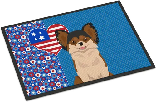 Miniatura 113 de Caroline's Treasures WDK5119JMAT Airedale Terrier USA - Tapete para interiores o exteriores, 24 x 36 pulgadas, tapete para puerta delantera