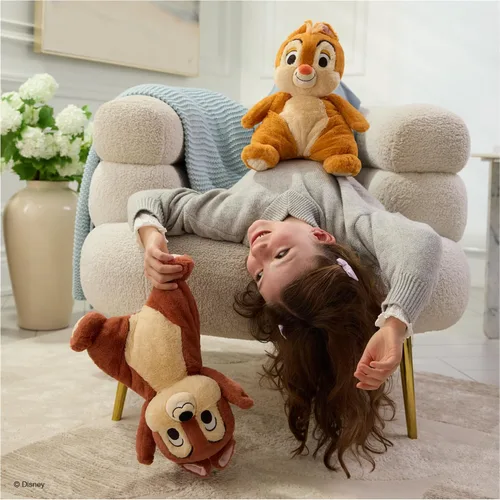 Miniatura 6 de GUND Disney - Peluche oficial de Chip Oh So Snuggly, peluche de Chip y Dale de Disney, animal de peluche de ardilla para bebés y bebés, marrón, 12.5