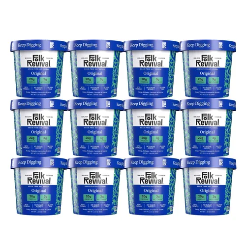 Miniatura 10 de Folk Revival Blueberry Almond Keto Instant 'Oatmeal' – 0.71 oz de proteína, 0.71 oz de carbohidratos netos, alto en fibra, sin OMG, sin gluten