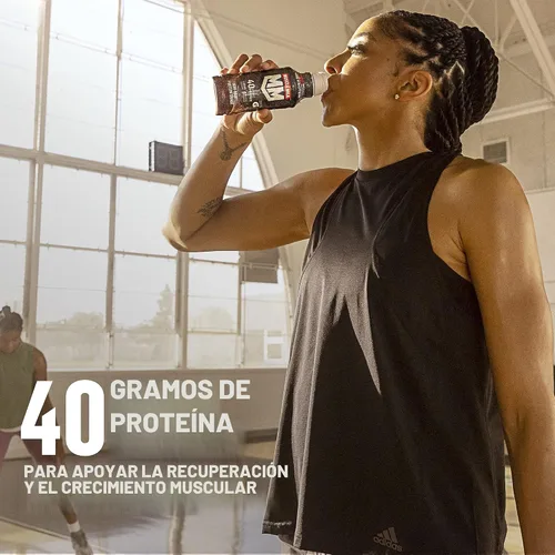 Miniatura 4 de Muscle Milk Pro Advanced Nutrition - Batido de proteínas, chocolate Knockout, botella de 14 onzas líquidas, paquete de 12, 1.41 onzas de proteína