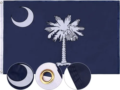 Miniatura 12 de Bandera del Estado de Alabama FLAGBURG de 12 x 18 pies, bandera grande impresa con ojales de latón de alta calidad para exteriores, bandera