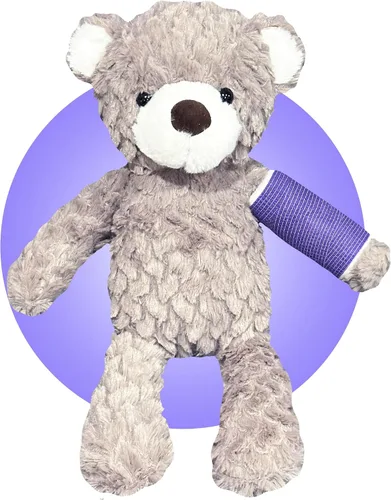 Miniatura 8 de Regalo de brazo roto/pierna para niños, elige el color y la ubicación del molde - 20 animales de peluche diferentes de 14 pulgadas con moldes