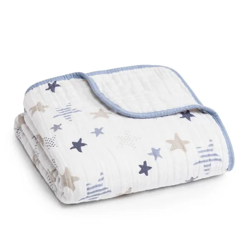 Miniatura 23 de aden + anais Manta de muselina 100% algodón orgánico para bebé, ropa de cama de cuna para recién nacidos y niños pequeños, cobija de guardería