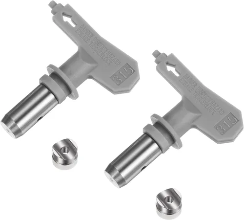 Miniatura 24 de uxcell 2 puntas de pulverización reversibles para pulverizador sin aire, 109 puntas de boquilla de pulverización de pintura, piezas de máquina