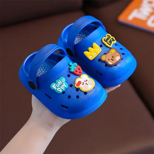 Miniatura 3 de Zuecos para niños y niñas, zapatos de jardín, sandalias clásicas de dibujos animados, sandalias de playa, zapatos de agua, pantuflas de verano