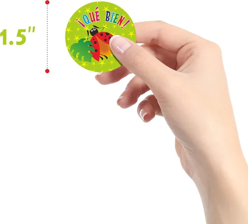 Miniatura 5 de 600 calcomanías motivacionales de estímulo de recompensa para maestros en 16 diseños de animales para profesores, uso en el aula
