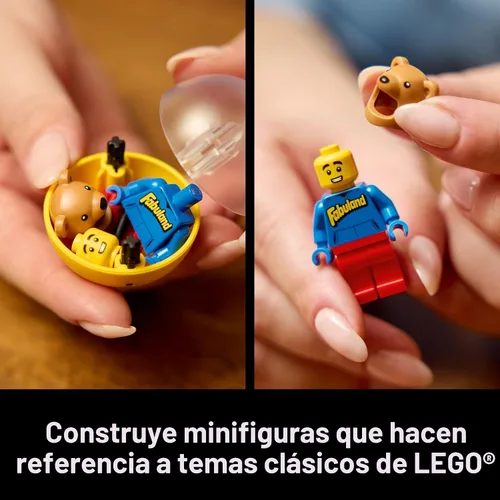 Miniatura 7 de LEGO Ideas Minifigure - Juego de construcción de máquinas expendedoras para adultos, decoración creativa de oficina o estante de libros