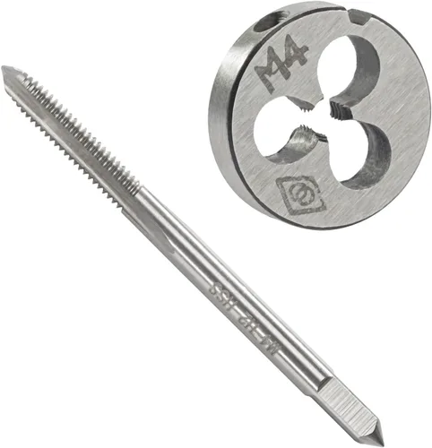 Miniatura 11 de M3.5 x 0.6 sistema métrico de grifo y troquelado, M3.5 X 0.024 in HSS Macho de rosca de máquina y M3.5 X 0.024 in herramienta de aleación de acero