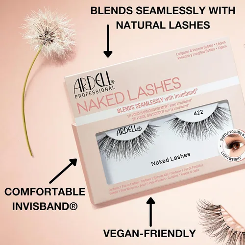 Miniatura 7 de Ardell Naked Lashes 422, negro, 2 unidades (paquete de 2)