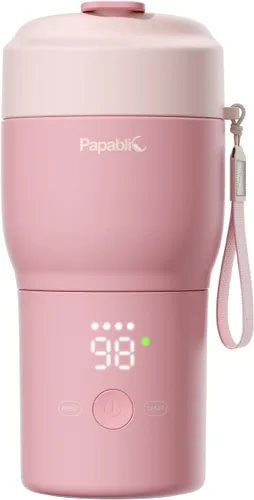 Miniatura 9 de Papablic Pro Calentador de biberones portátil para viajes – Calentamiento rápido, esterilizador incorporado, carga rápida de 30W, control de 5