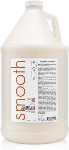 KERAGEN Acondicionador suavizante a granel, sin sulfato, sin parabenos, queratina y colágeno para cabello teñido y dañado | Barra trasera