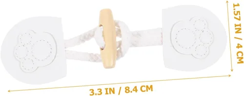 Miniatura 9 de Botones de repuesto para abrigos, 4 pares de cierres decorativos para abrigos