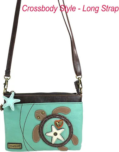 Miniatura 3 de CHALA Mini bandolera/bolso con correa convertible elegante, compacto, versátil