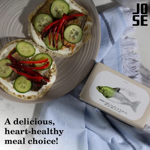 Miniatura 4 de Jose Gourmet Filetes de trucha ahumados en aceite de oliva, 3.17 oz, paquete de 3
