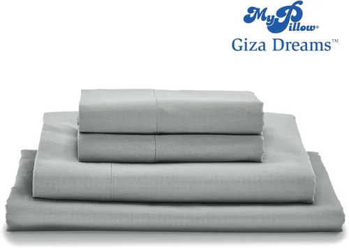Miniatura 2 de Sábanas MyPillow Giza Dreams, 100% algodón egipcio Giza certificado, bolsillo profundo, tejido de satén [Individual, Azul Verde Floral]