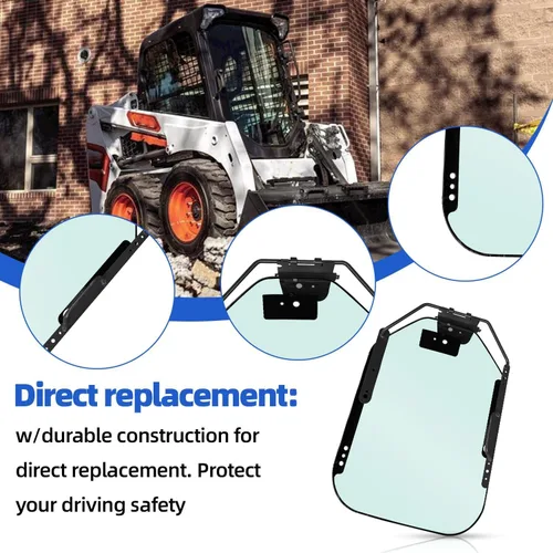Miniatura 3 de LUFT MEISTER 7120401 - Conjunto de marco de puerta de vidrio frontal para cargadoras Bobcat M A770 para minicargadoras S450, S510, S530, S550, se