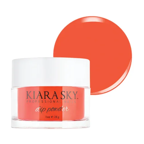 Miniatura 9 de Kiara Sky Polvo de inmersión de uñas de larga duración Tonos Coral 1 oz