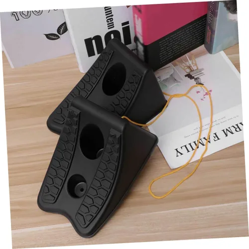 Miniatura 3 de 2 piezas de cuñas antideslizantes para ruedas de automóvil, para remolque, bloque de parada, tipo universal