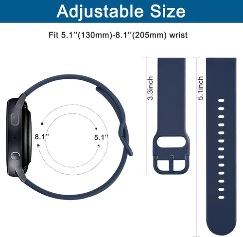 Miniatura 4 de Paquete de 3 bandas deportivas para Amazfit GTS 4 / GTS 4 Mini / Amazfit GTS 3 /Amazfit GTR GTS 2/2 Mini/2e/Amazfit Bip 3 Pro/Bip 3/Bip U Pro/Bip